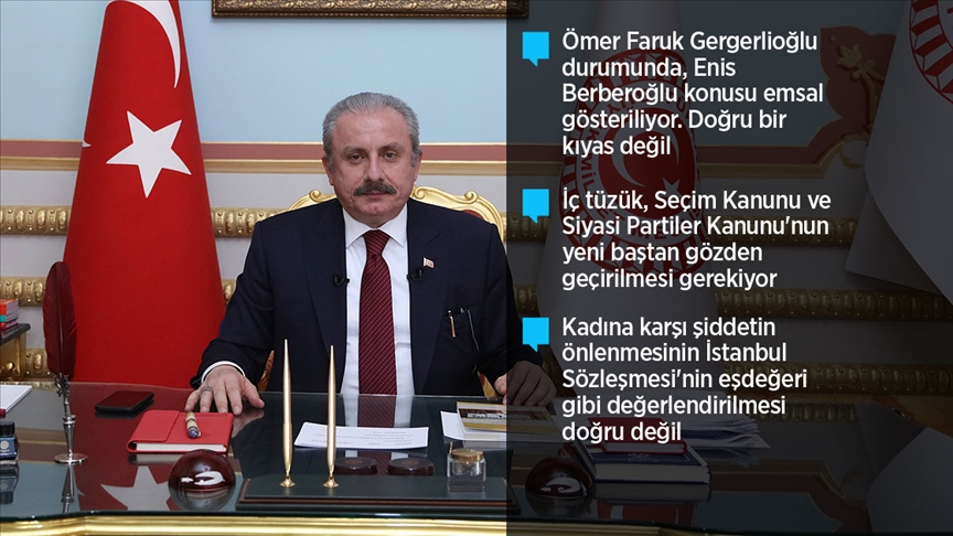 TBMM Başkanı Şentop: TBMM’de bin 300’e yakın dokunulmazlık dosyası var