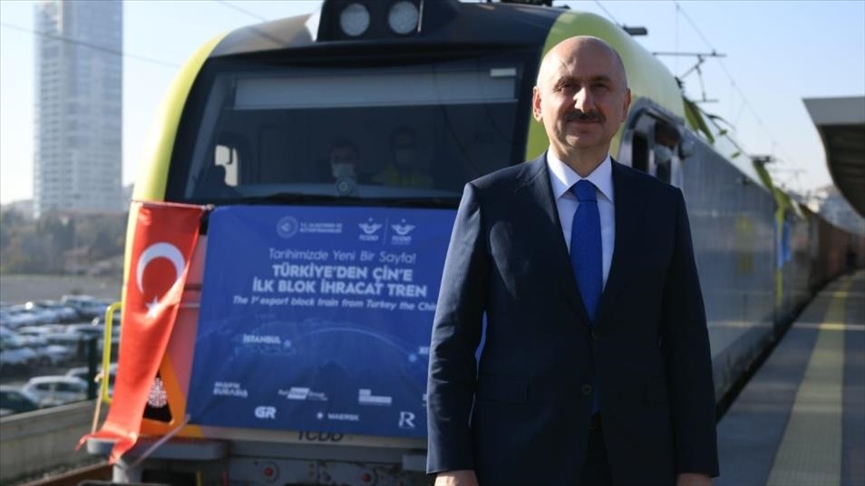 Bakü-Tiflis-Kars Demir Yolu’nda taşınan yük yılın ilk çeyreğinde katlanarak 155 bin tona yükseldi