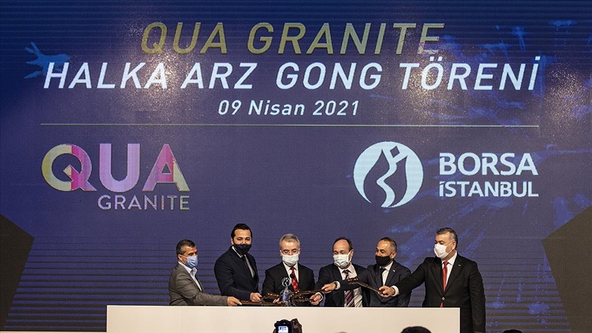 Borsa İstanbul’da gong Qua Granite için çaldı