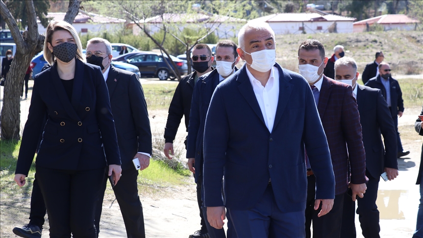 Kültür ve Turizm Bakanı Ersoy Arnavutluk’ta Karavasta Ulusal Parkı’nı ziyaret etti