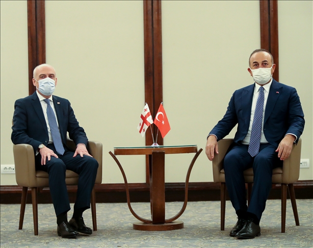 Dışişleri Bakanı Çavuşoğlu, Gürcistan Dışişleri Bakanı Zalkaliani ile görüştü