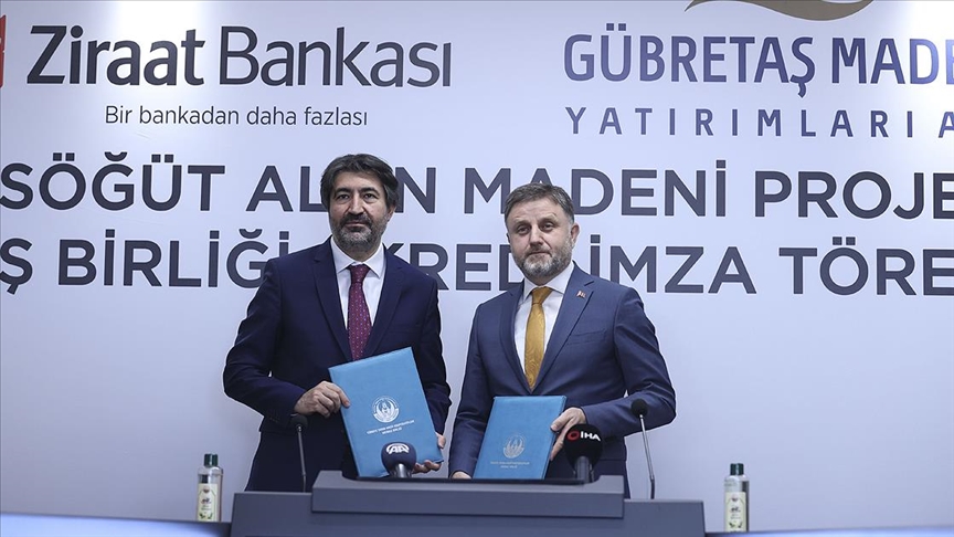 GÜBRETAŞ Maden AŞ ile Ziraat Bankası ‘Söğüt Altın Madeni Projesi’nde iş birliğine gidiyor