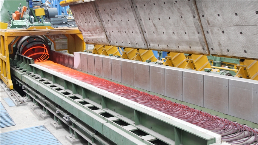 Türkiye’nin ham çelik üretimi nisanda 3,3 milyon tona ulaştı