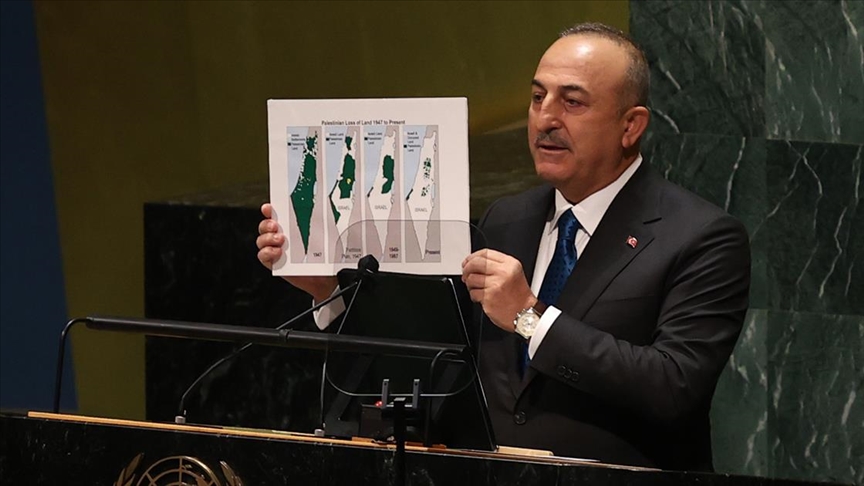 Dışişleri Bakanı Çavuşoğlu: (İsrail’in Filistin’e saldırıları) Bu saldırgan eylemler bir savaş suçu teşkil etmekte