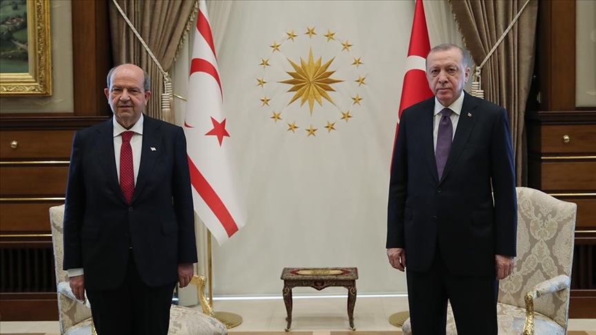 Cumhurbaşkanı Erdoğan’dan KKTC Cumhurbaşkanı Tatar’a bayram tebriği