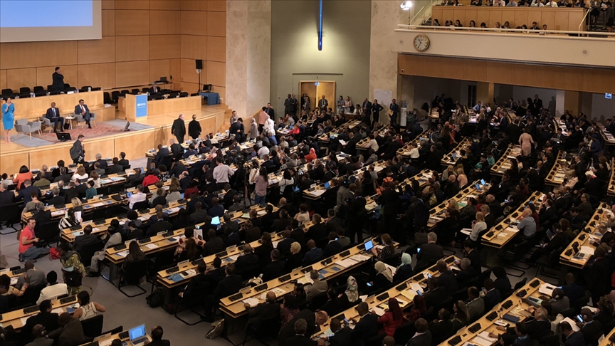 74. Dünya Sağlık Asamblesinde Filistin topraklarındaki sağlık koşullarına ilişkin karar tasarısı kabul edildi