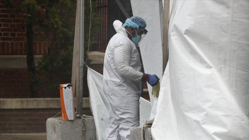 ABD’de Kovid-19 salgınında son 24 saatte 595 kişi hayatını kaybetti