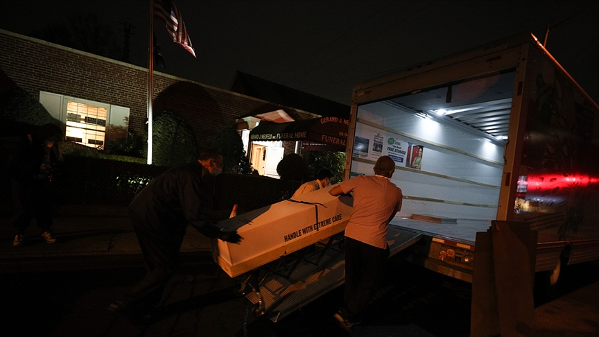 ABD’de Kovid-19 salgınında son 24 saatte 366 kişi hayatını kaybetti