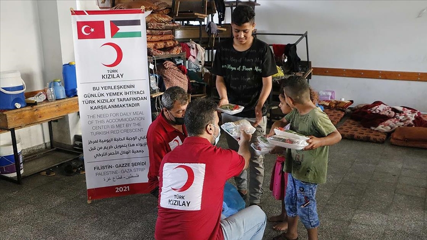 Türk Kızılay Filistin’de yaraları sarmaya devam ediyor