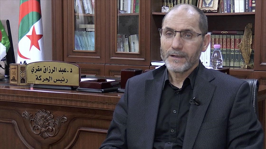 Cezayir’deki Barış Toplumu Hareketi Başkanı Mukri tek başına iktidarı değil uzlaşı hükümetini hedefliyor