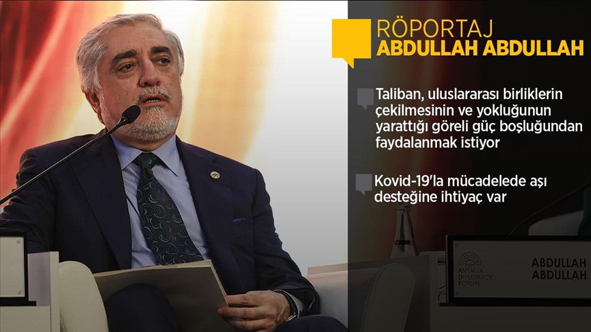 Afgan barış müzakerecisi Abdullah Türkiye’nin Kabil Havalimanı’ndaki varlığını ‘önemli’ görüyor