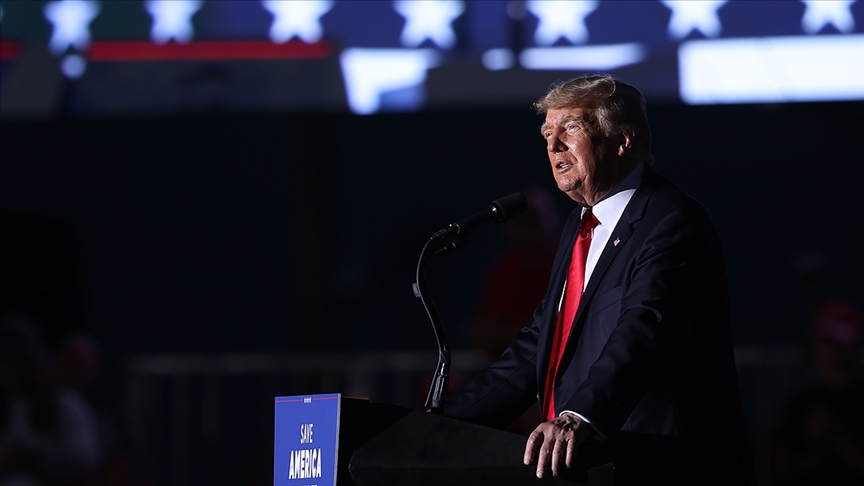Eski ABD Başkanı Donald Trump, Beyaz Saray’dan ayrıldıktan sonra ilk mitingini yaptı