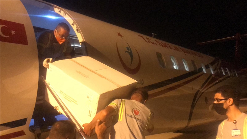Türkiye’den KKTC’ye 50 bin doz daha Kovid-19 aşısı gönderildi