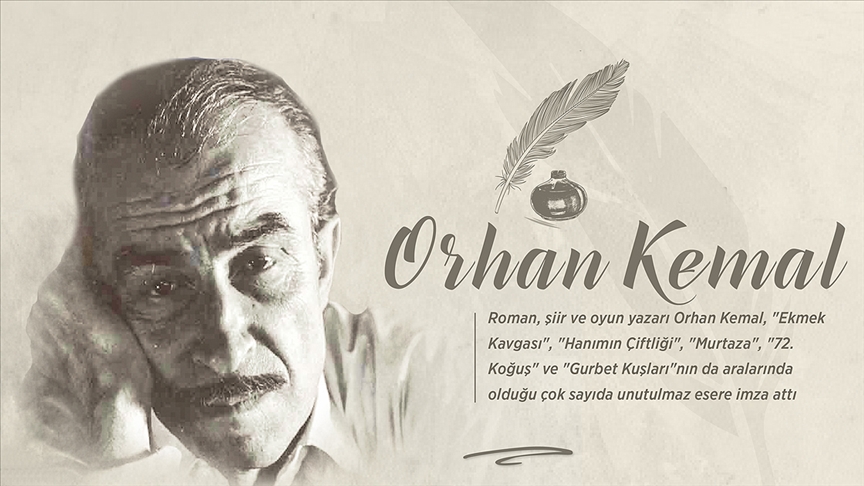 Usta edebiyatçı Orhan Kemal, vefatının 51. yılında anılıyor