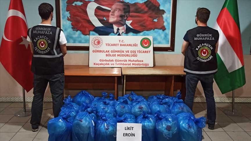 Gürbulak Gümrük Kapısı’nda 462 kilogram uyuşturucu ele geçirildi
