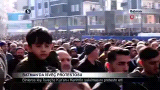 Batman’da İsveç Protestosu