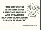 The Difference Between Simple Random Sampling And Stratified Random