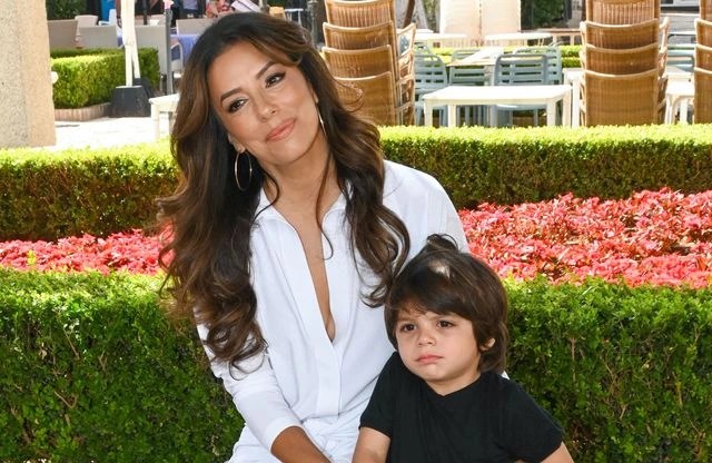 Eva Longoria Et Son Fils