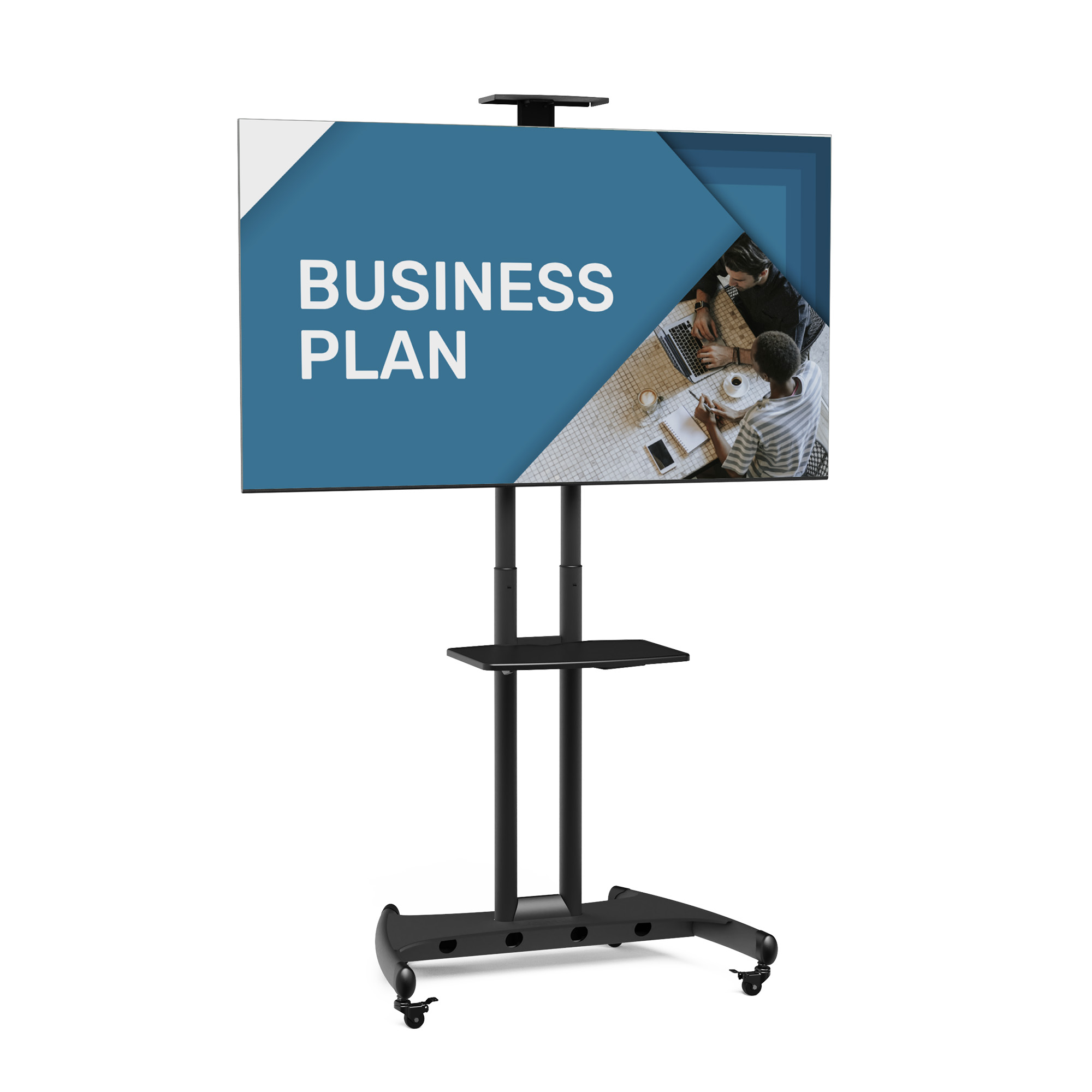 MTM70PL Height Adjustable Rolling AV Cart | Kanto Mounts