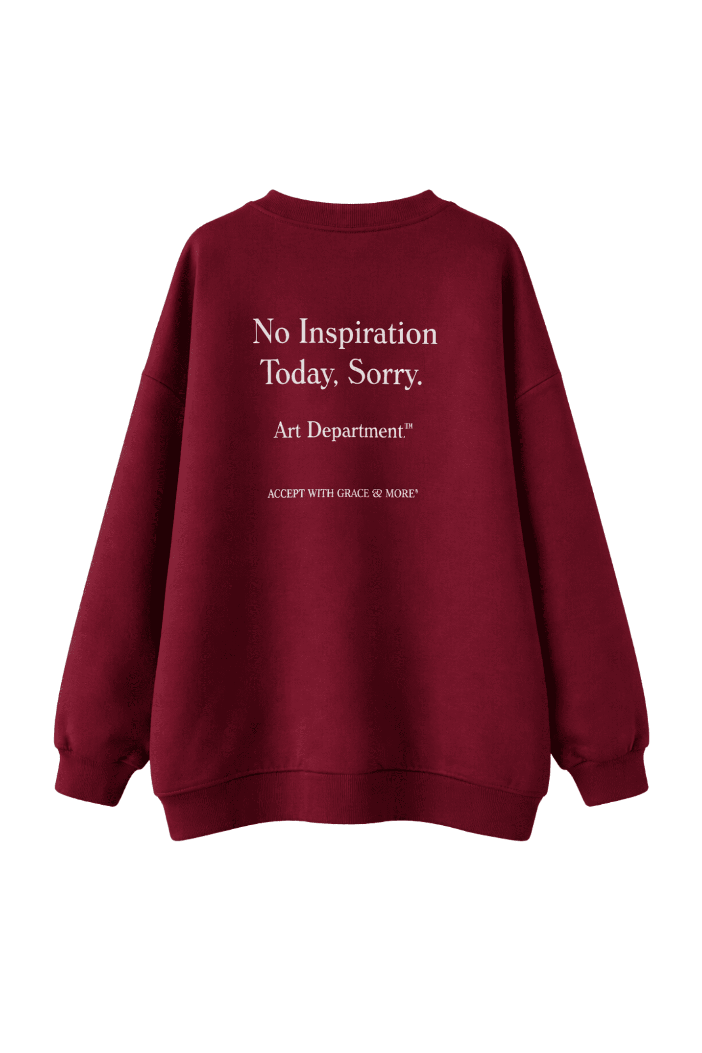 “Art Department”  Maroon Sweatshirt