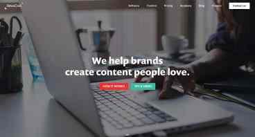 Newscred home page