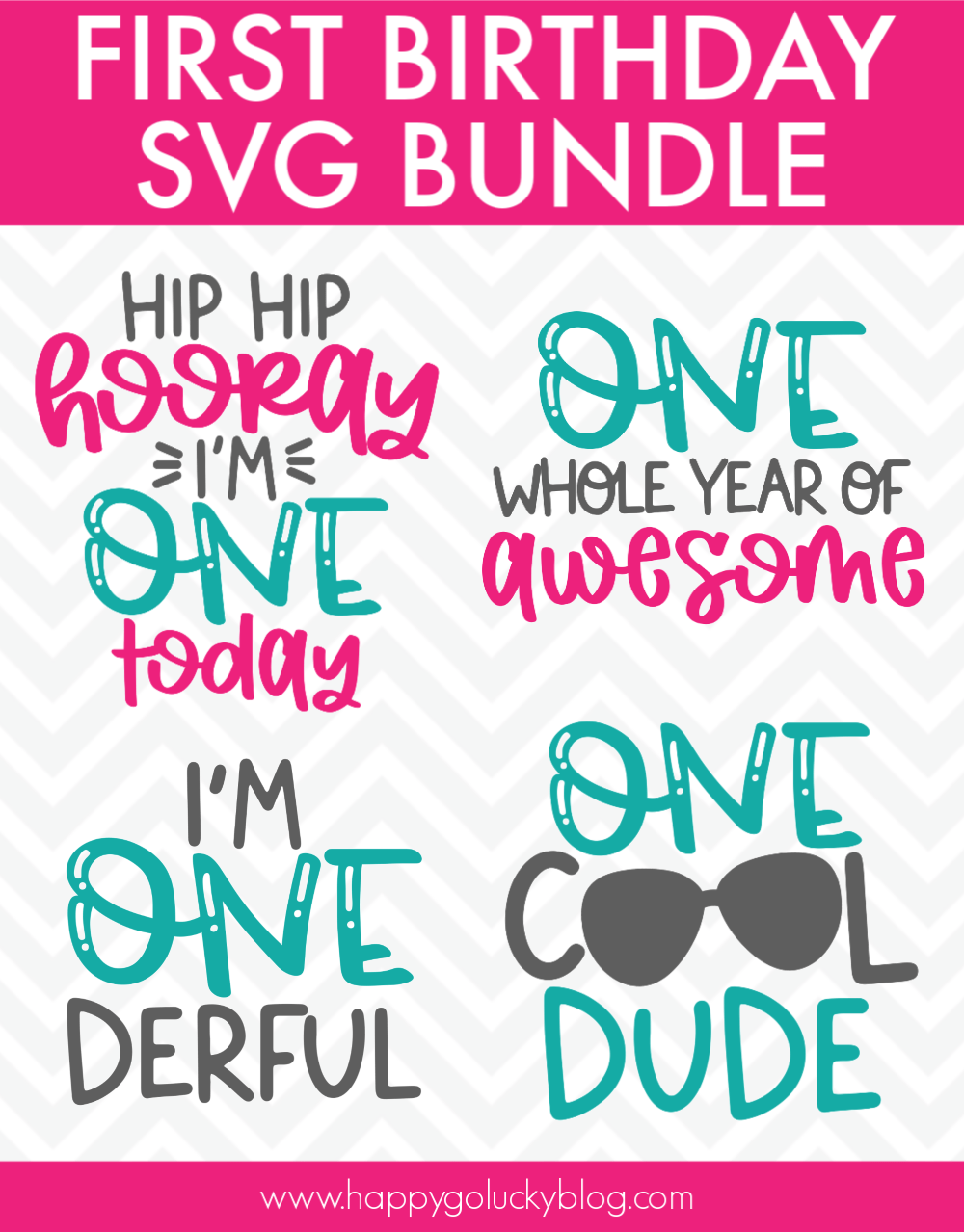 Terbaru First Birthday Svg Bundle Free Download Kara Creates SVG PNG EPS DXF File
