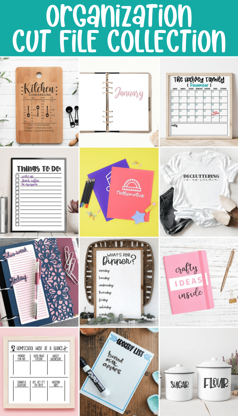 New to cricut and need help with your machine? Monthly Calendar Svg Free Cut File Kara Creates