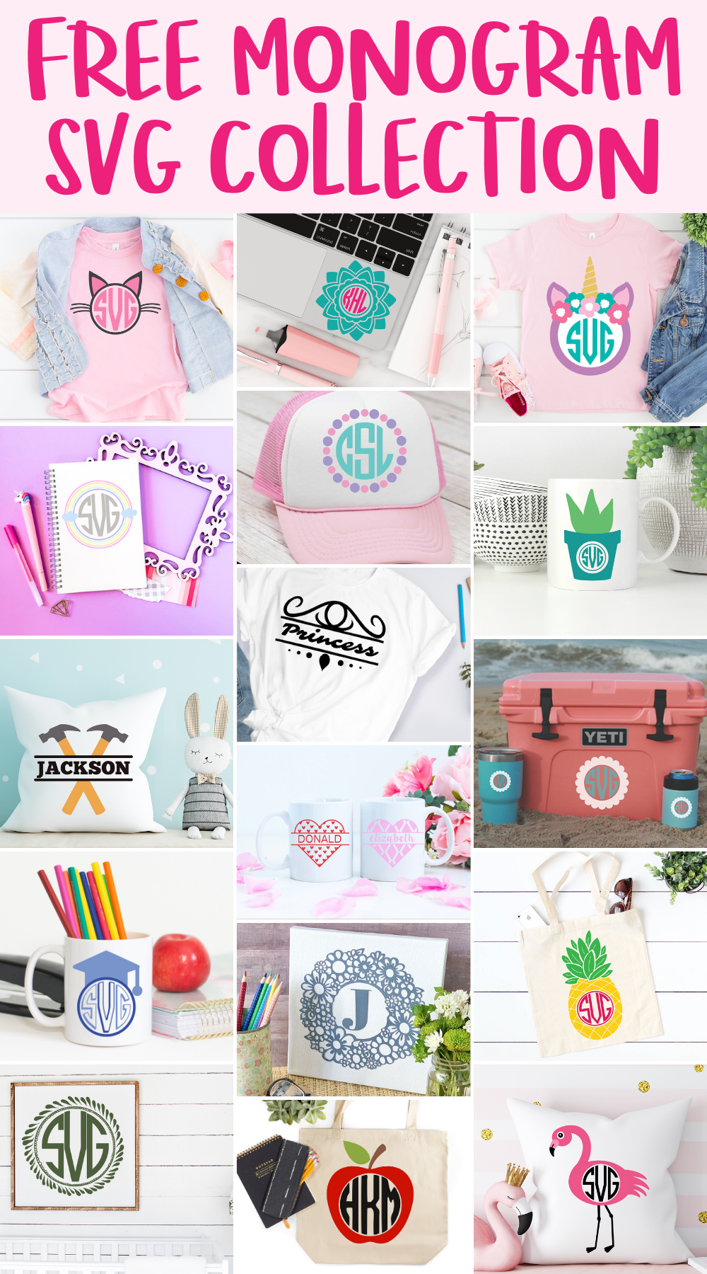 Also includes a dxf and png. Free Monogram Svg Cut Files To Make Personalized Gifts