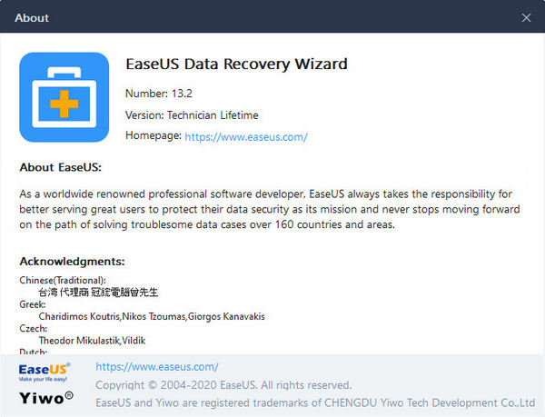 EaseUS Data Recovery Wizard Technician 14 Full Version
