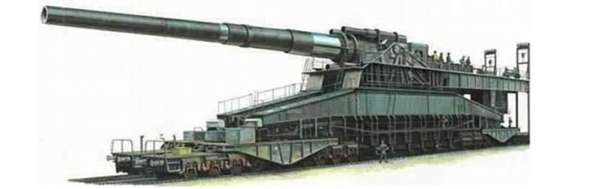 ドイツ軍最大の巨大列車砲「Schwerer Gustav・Dora（グスタブ/ドーラ