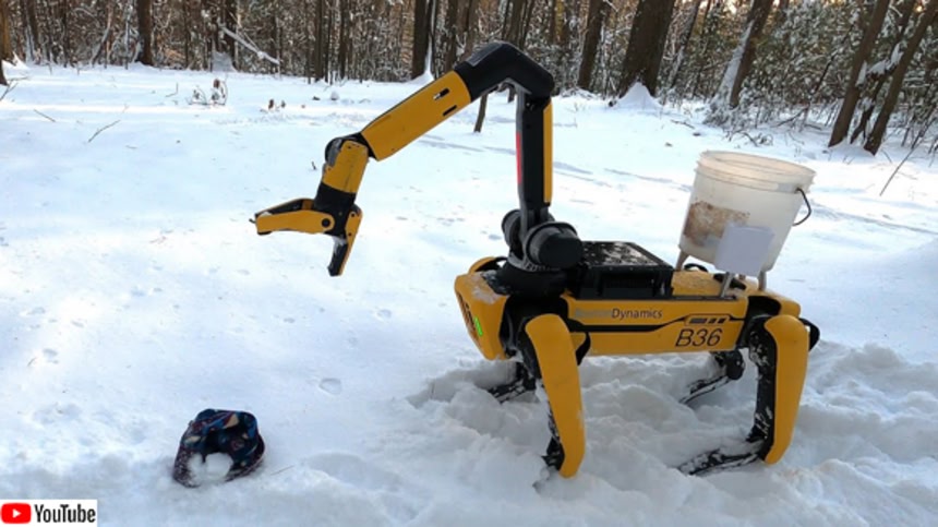 犬型ロボット「スポット」が新たなスキルを習得！洗濯物も拾い集めて 