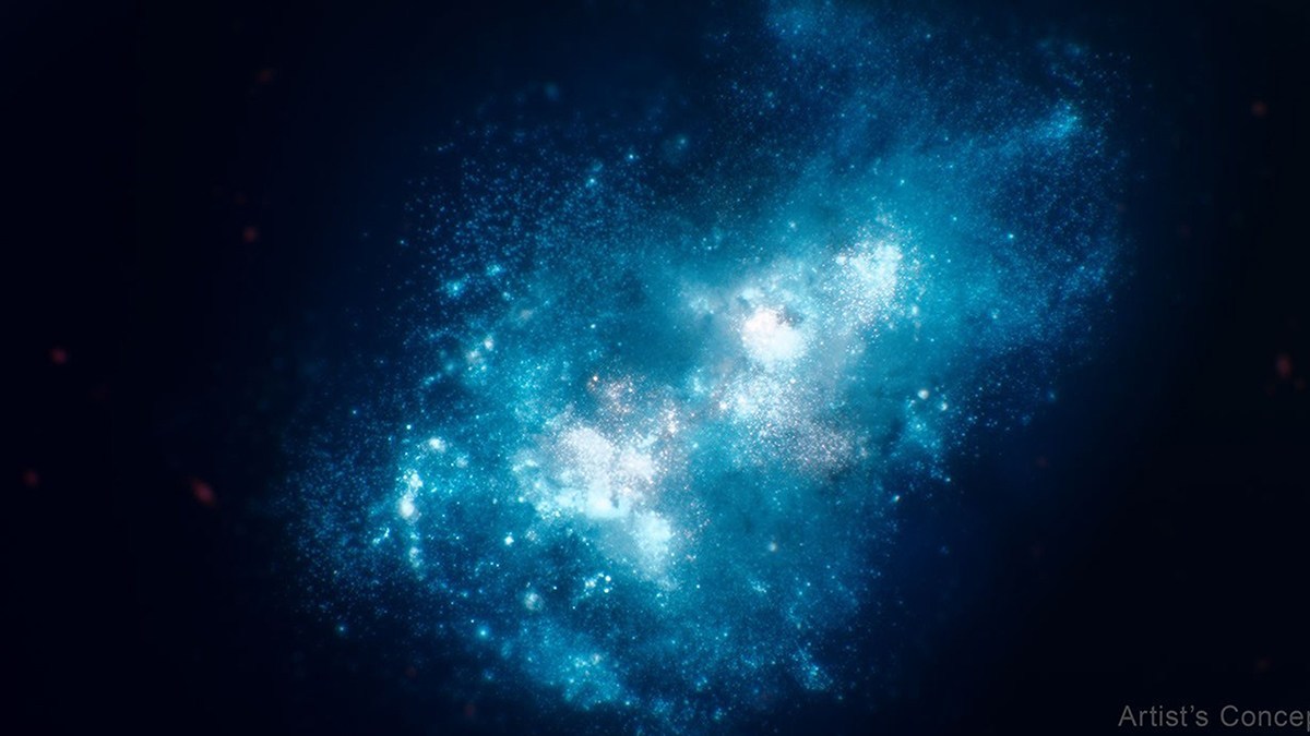 ハッブルが霧の中から光を発見、初期宇宙の銀河MXDFz4.4の紫外線だった