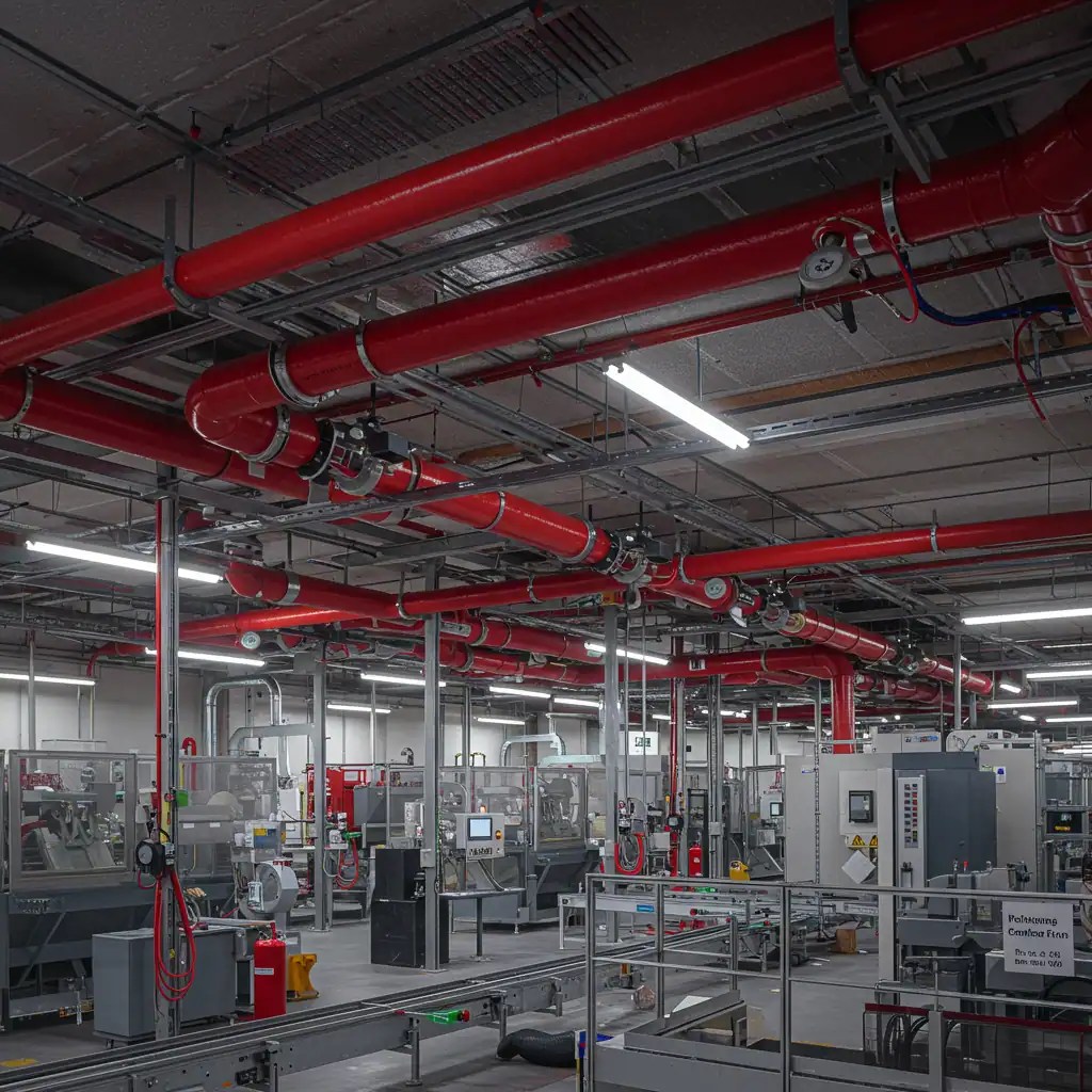 Fire detection and suppression system installation by Karbak Ventures Ltd