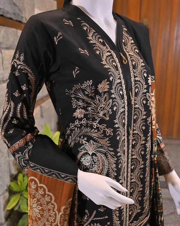 Black 3-Piece Suit | Premium Viscose | Readymade