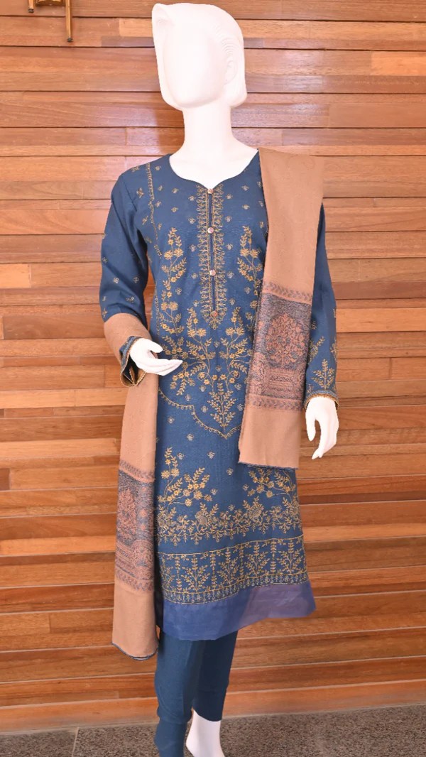 3-Piece Suit | Fancy Dhanak | Readymade