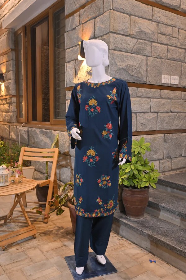 3-Piece Suit | Embroidered Karandi | Readymade