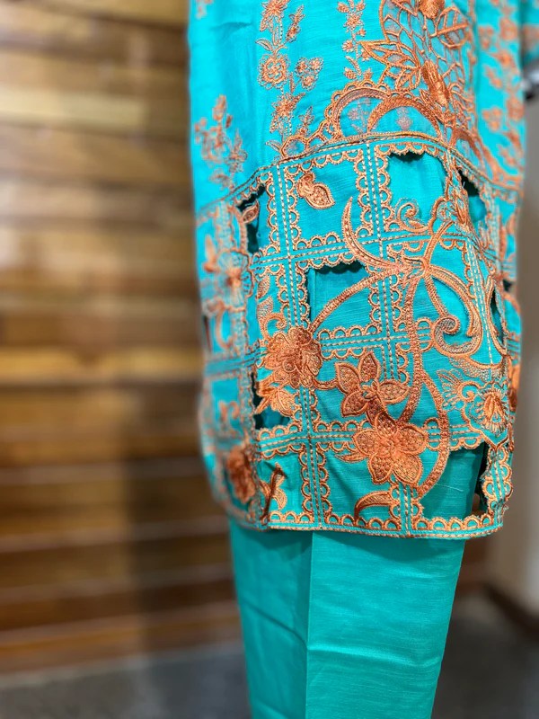 3-Piece Suit | Embroidered Khaddar | Readymade
