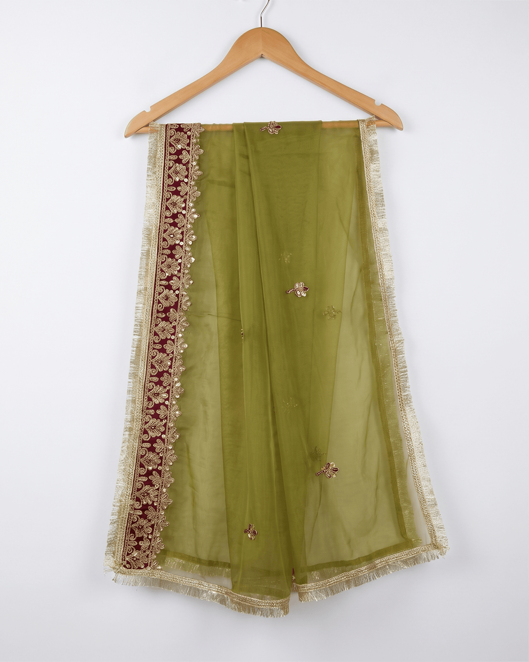 Sheesha Silk Embroidered 3 piece Dress