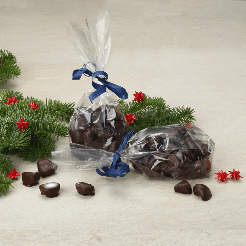 Syltet ingefær med mørk chokolade - Kardinal Chokolade