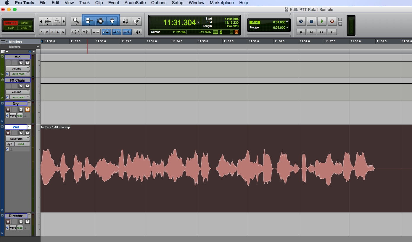 Pro Tools screen shot