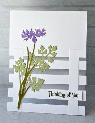 floral lattice card