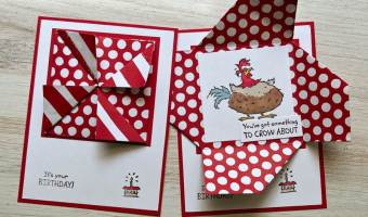 new fun fold card easy to make