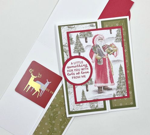easy Christmas gift card holder