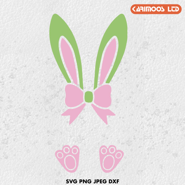 Use the frame to make your own personalized easter shirt, mug + more! Free Easter Bunny Monogram Svg Karimoos Market