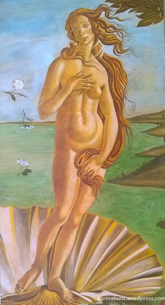 Kopie der Venus von Botticelli (Ausschnitt)