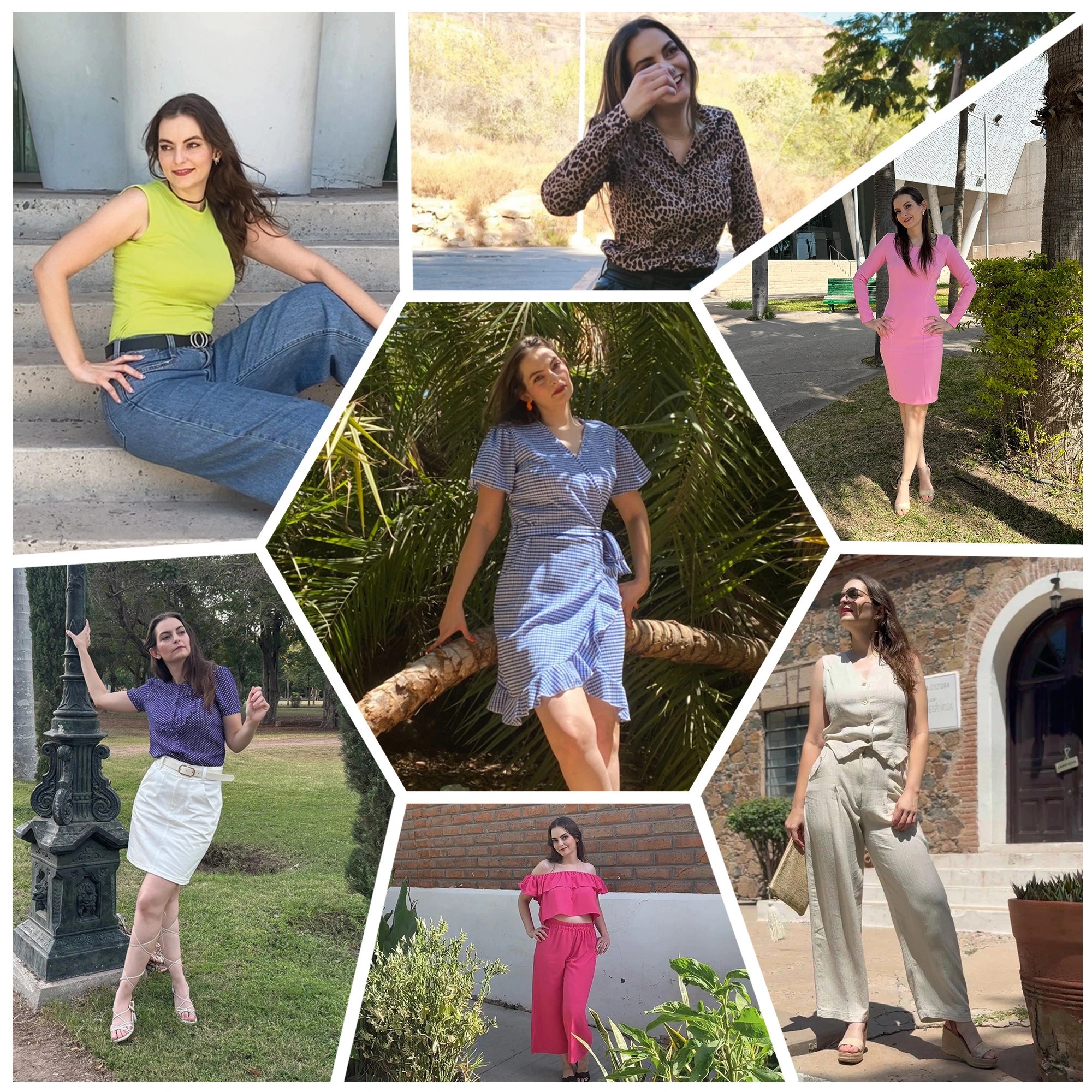 Collage conjunto patrones