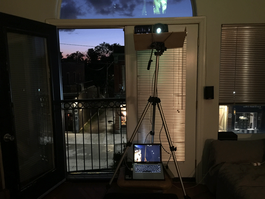 Camera Setup-Life on Locke Interactive Projection