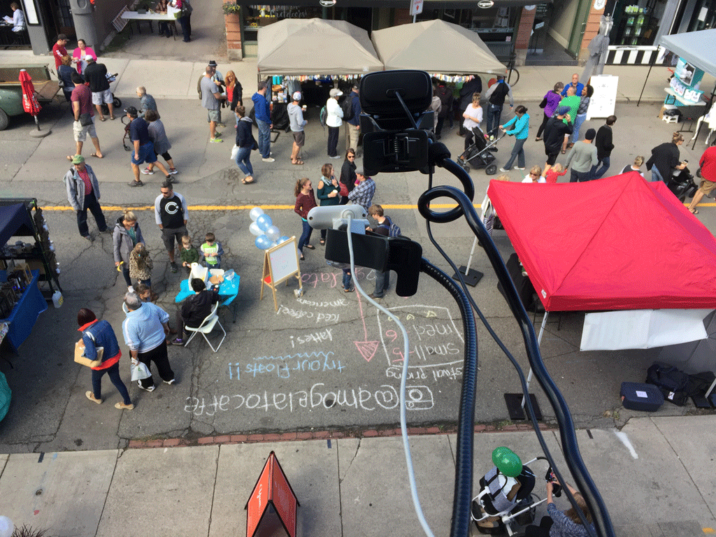 Camera Setup | Life on Locke Interactive Projection