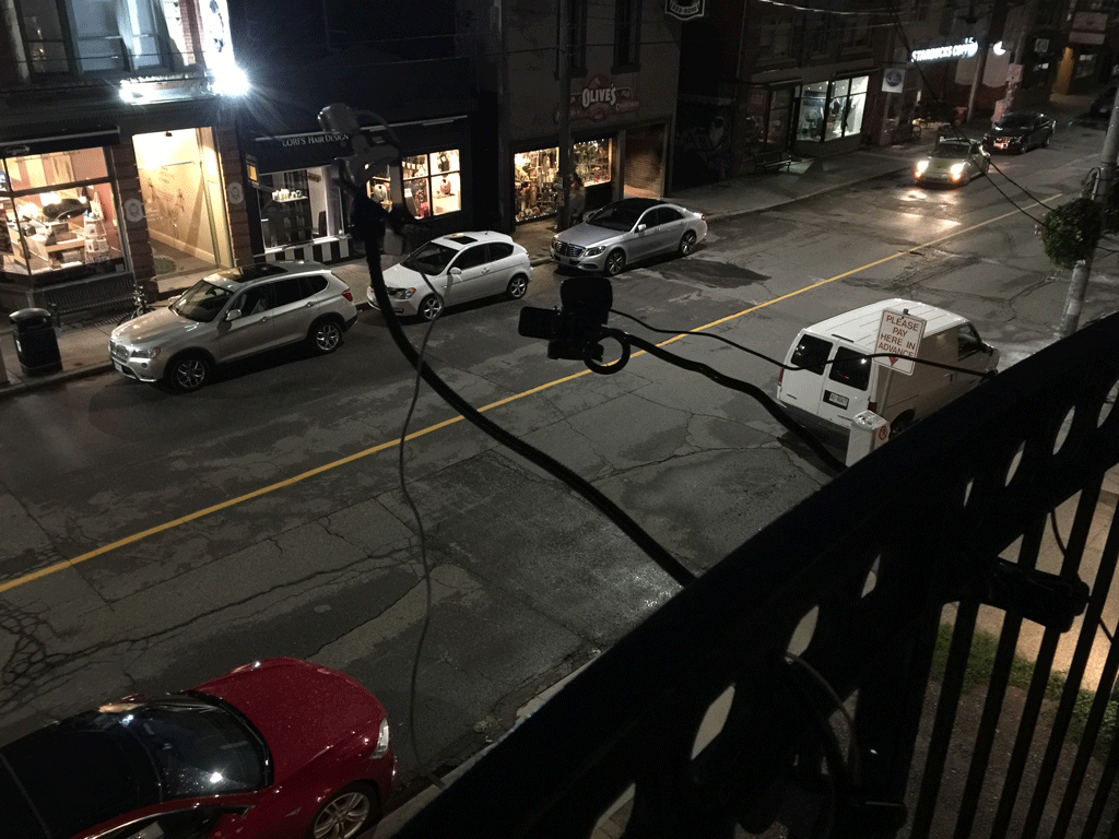 Cameras at night - Life on Locke Projection