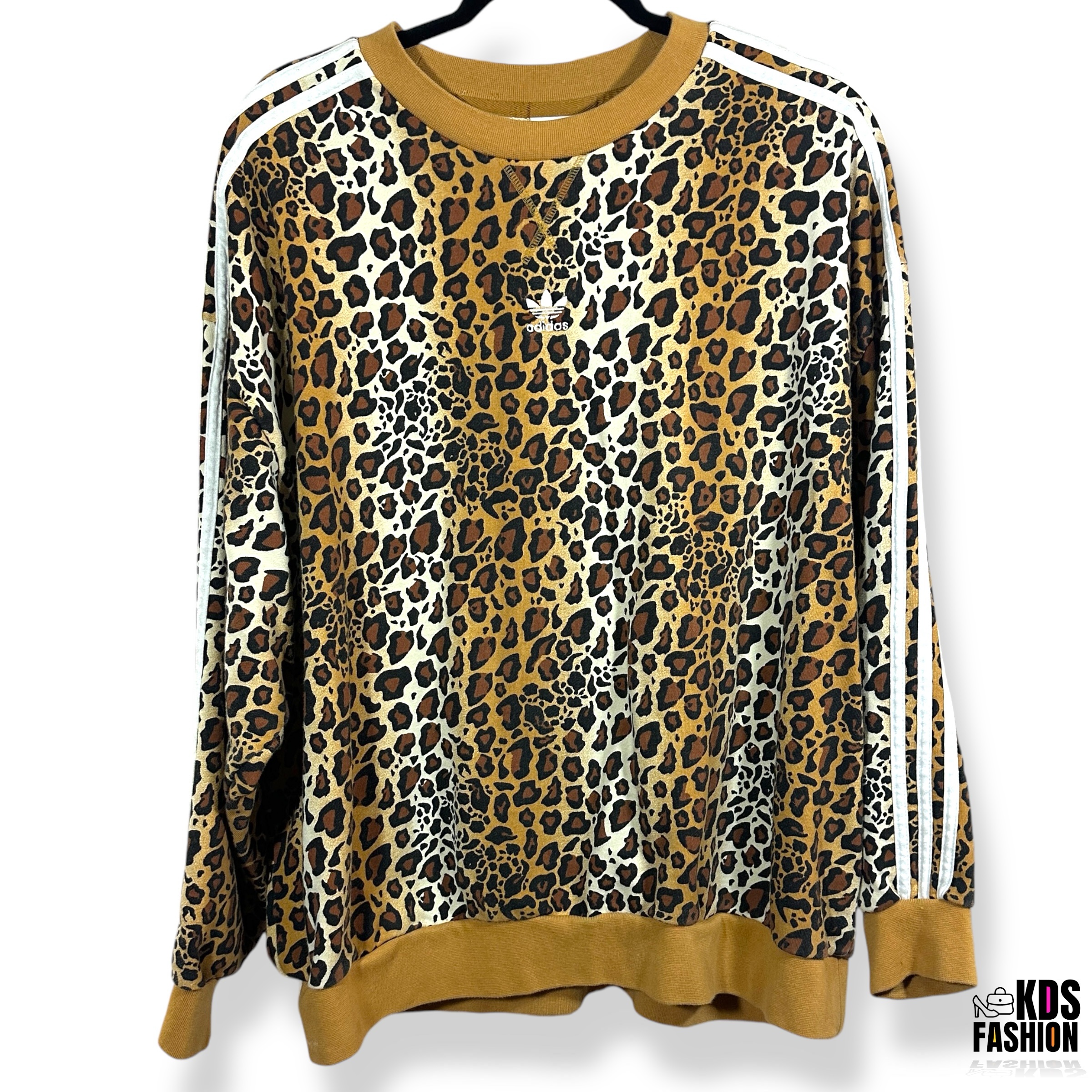 Adidas Leopard Print Luxe Trefoil Oversized Limited Edition